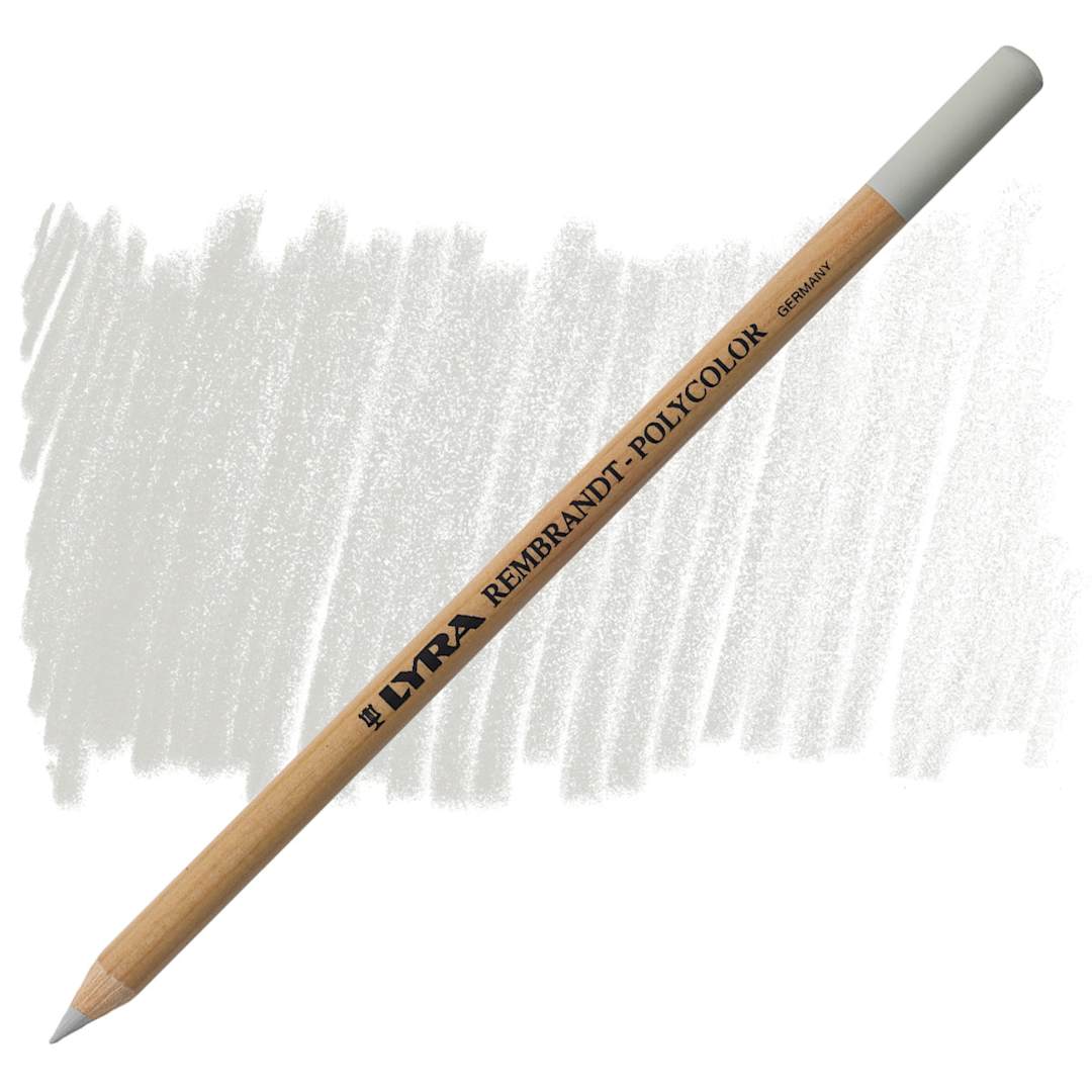Open in modal - Lyra Rembrandt Polycolor Premium Oil-Based Colored Pencil - Warm Grey Light pencil and swatch