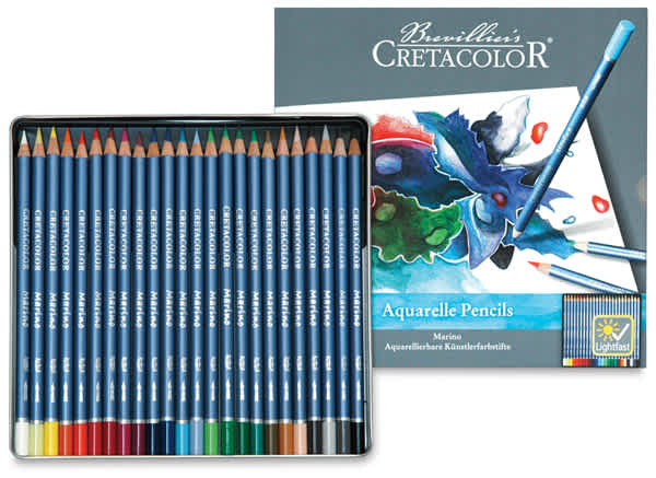Open in modal - Watercolor Pencils, Set of 24 Colors