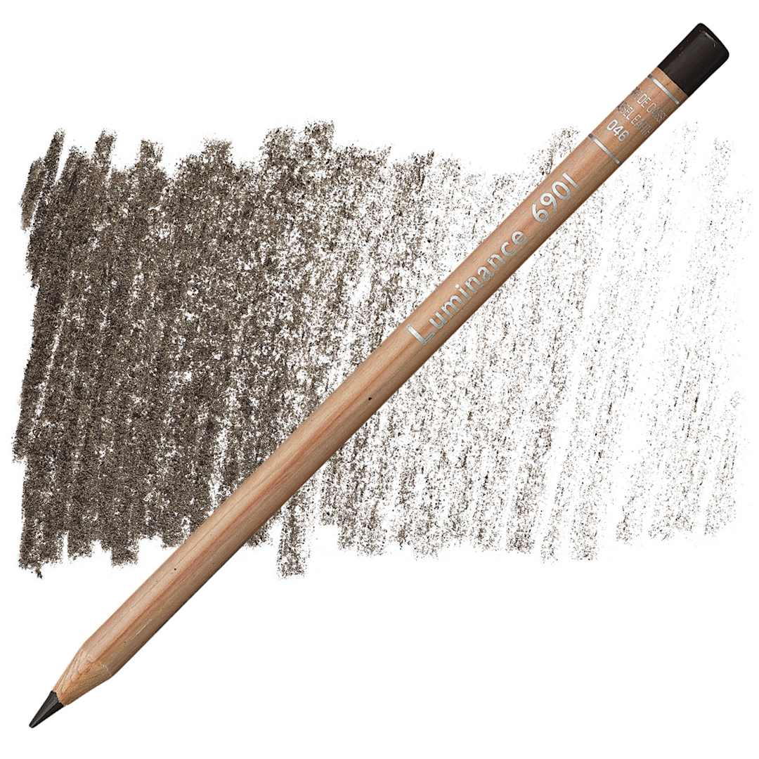 Open in modal - Caran d'Ache Luminance Colored Pencil - Cassel Earth pencil and swatch