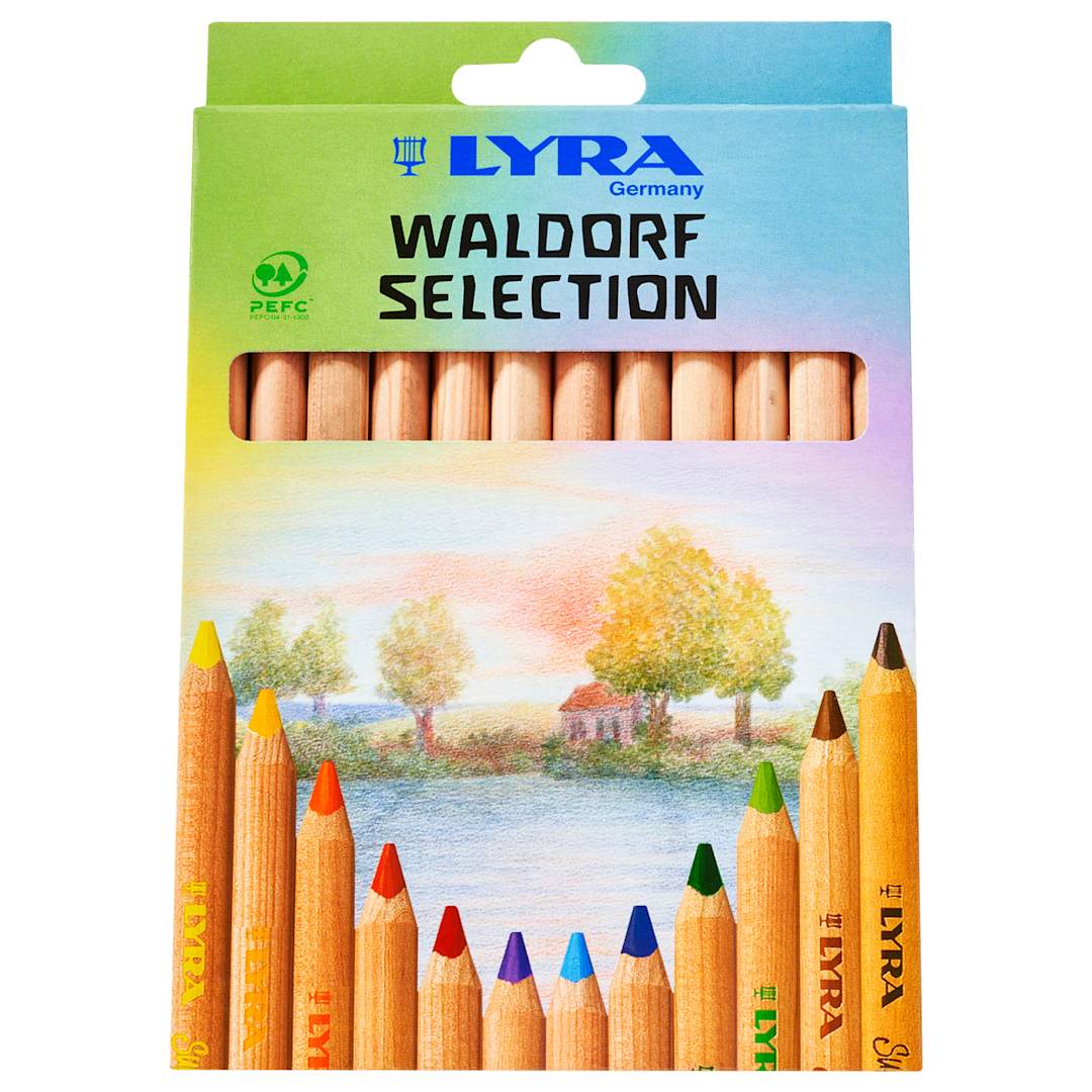 Open in modal - Super FERBY Colored Pencil Sets 12-Color Set - Waldorf Selection