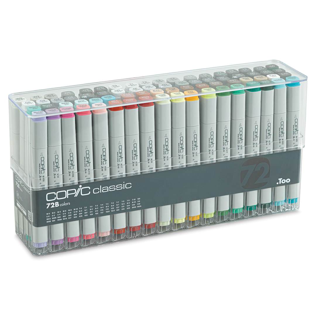 Copic Classic Marker - Set B Design Values, Set of 72