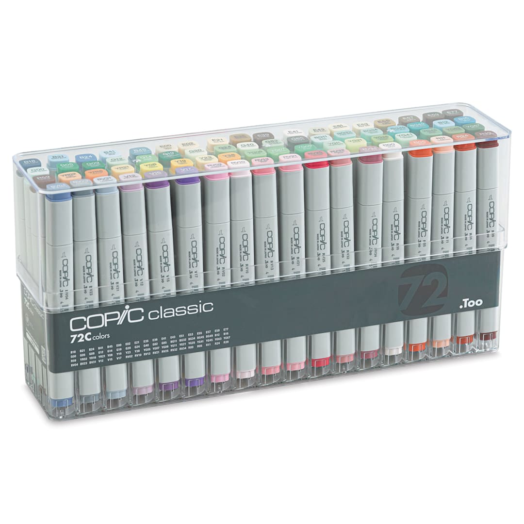 Open in modal - Copic Classic Marker - Set C Flesh Tones, Set of 72