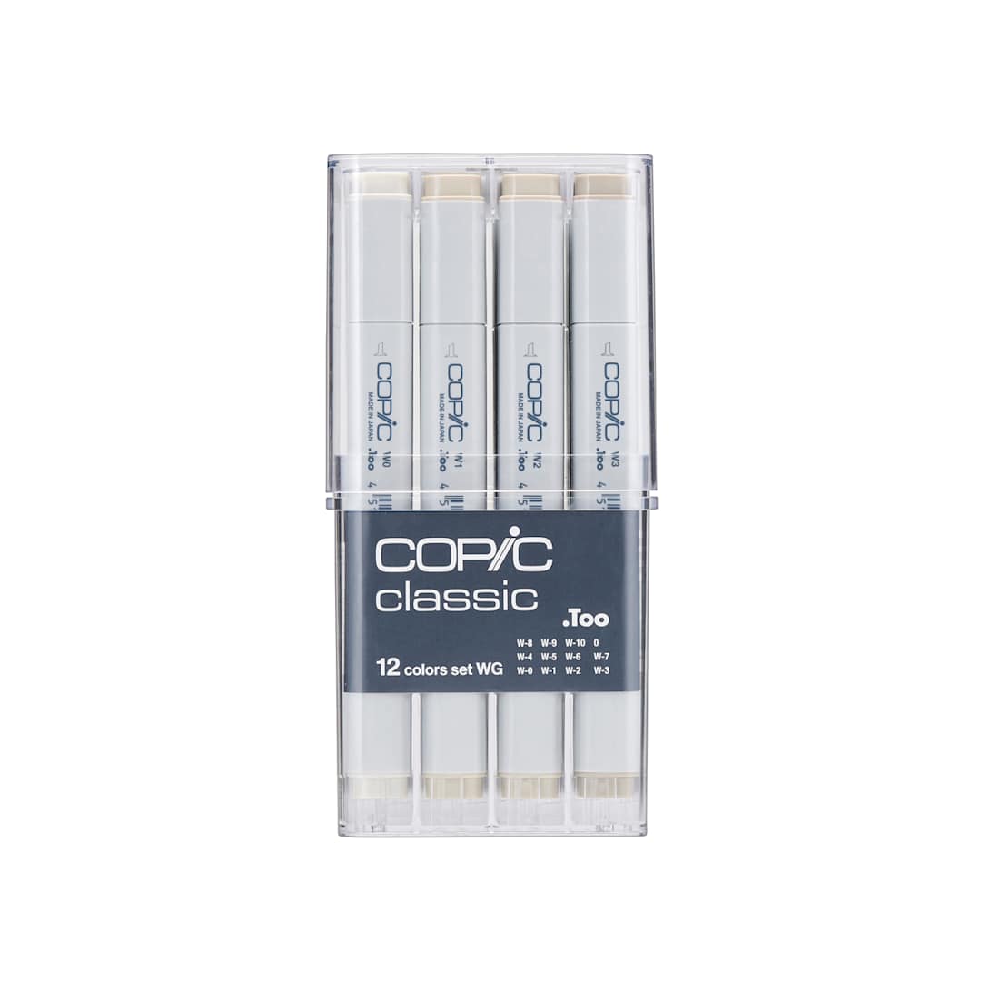 Open in modal - Copic Classic Marker - Set of 12, Warm Gray