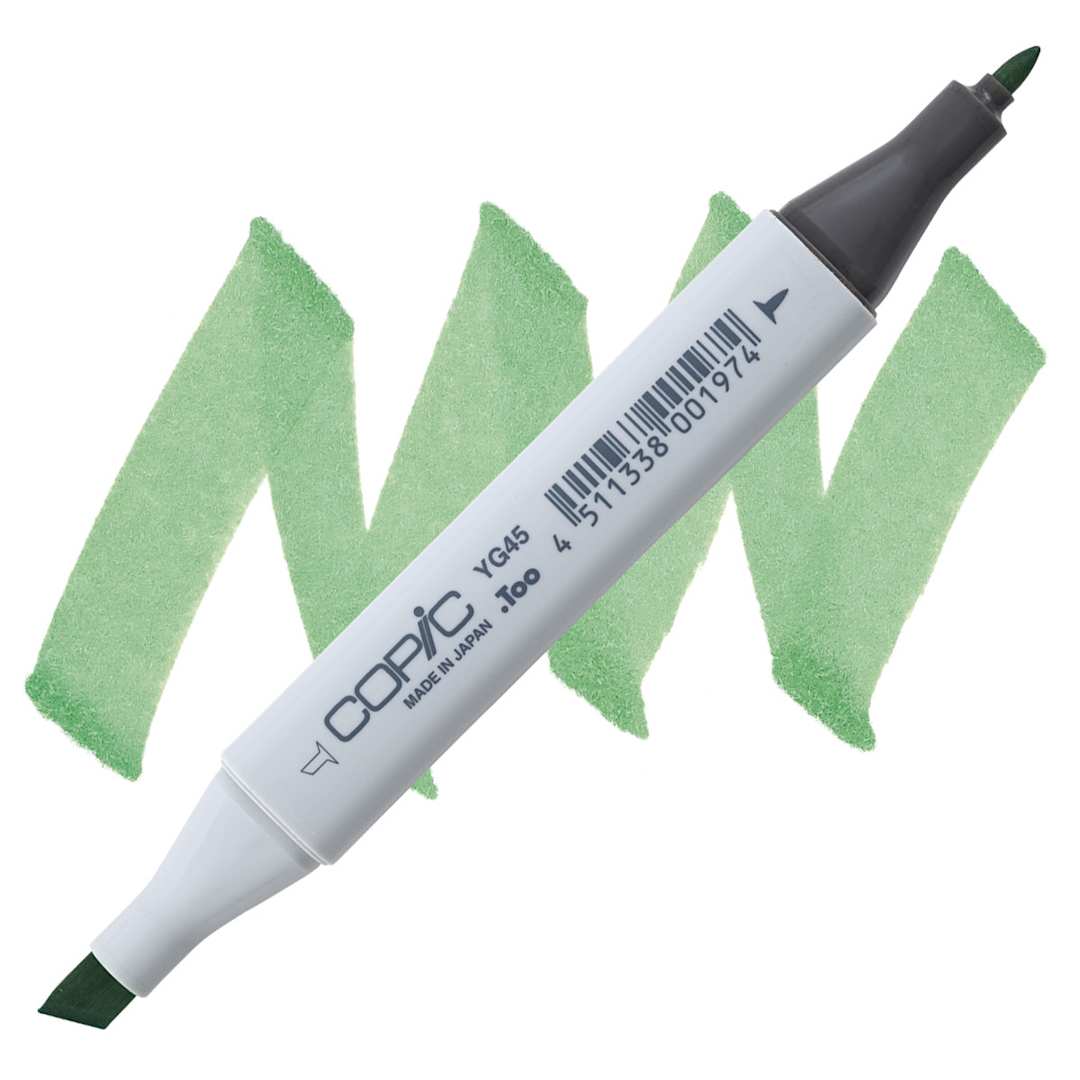 Open in modal - Copic Classic Marker - Cobalt Green YG45 marker and swatch
