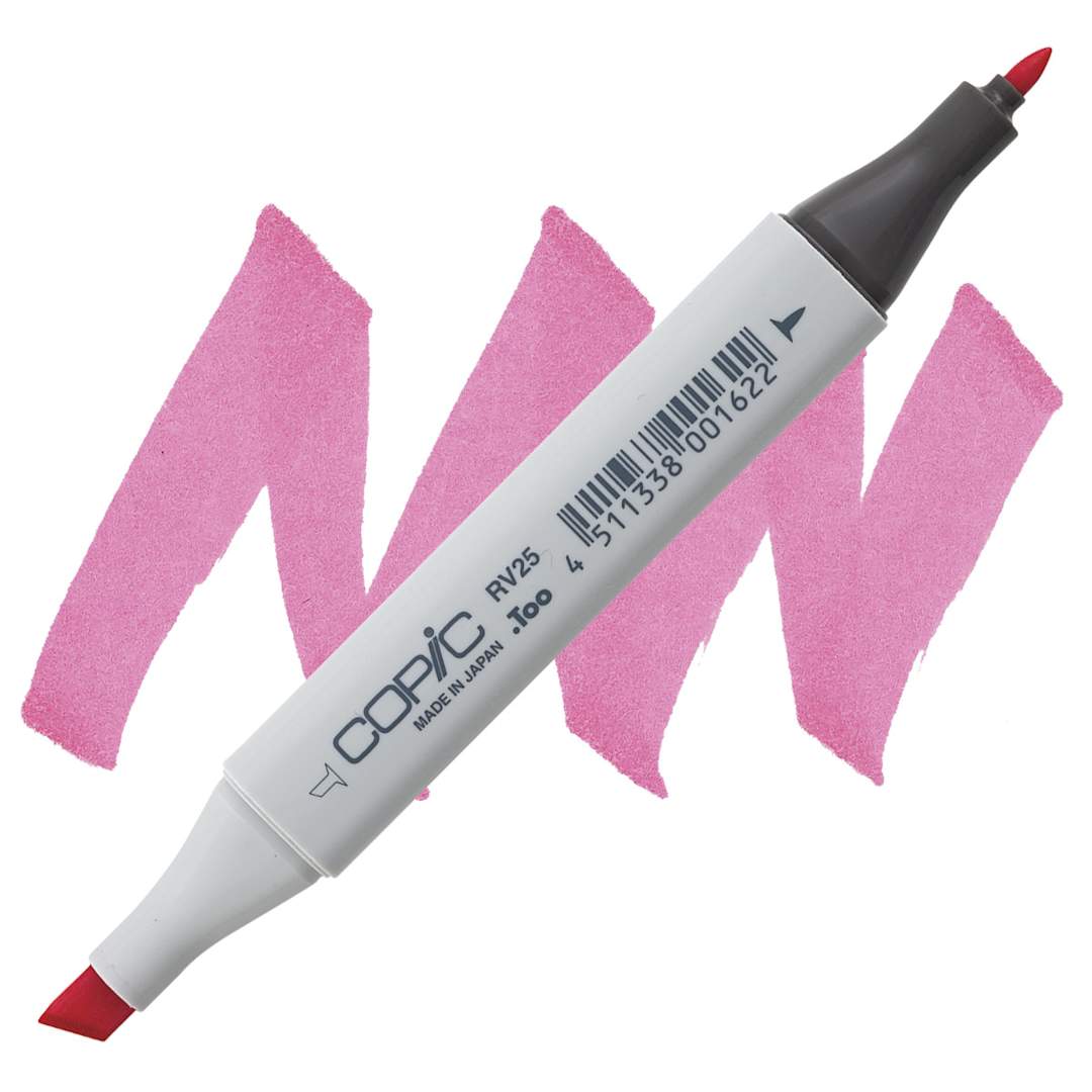 Open in modal - Copic Classic Marker - Dog Rose Flower RV25 marker and swatch