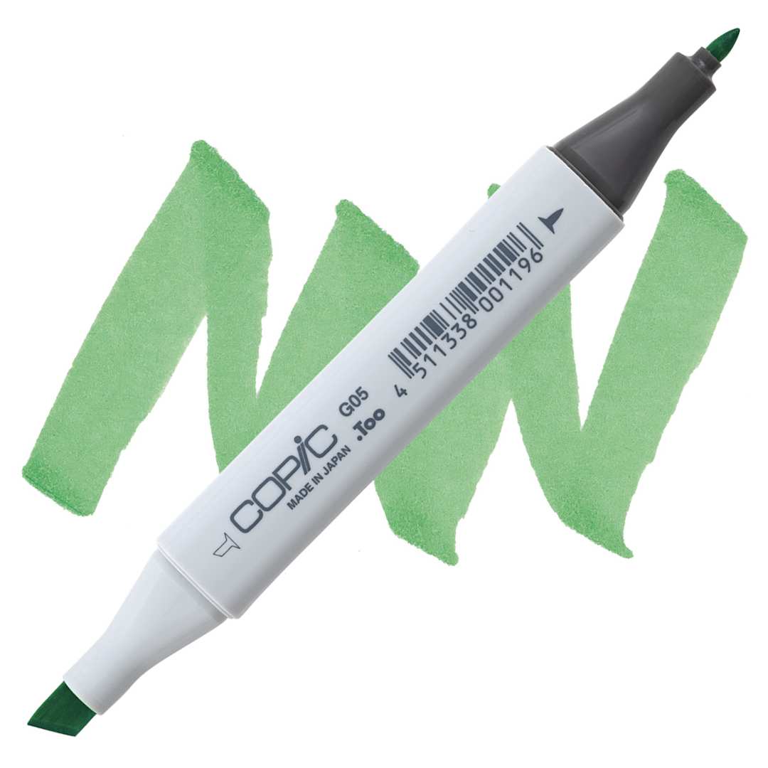 Open in modal - Copic Classic Marker - Emerald Green G05 marker and swatch