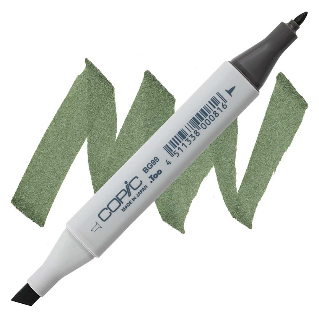 Open in modal - Copic Classic Marker - Flagstone Blue BG99 marker and swatch