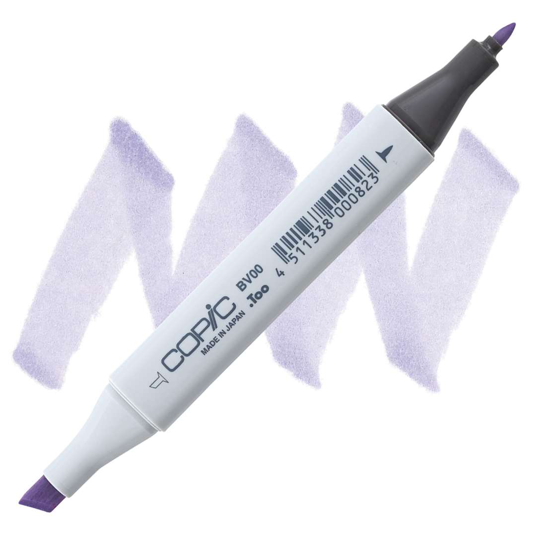 Open in modal - Copic Classic Marker - Mauve Shadow BV00 marker and swatch