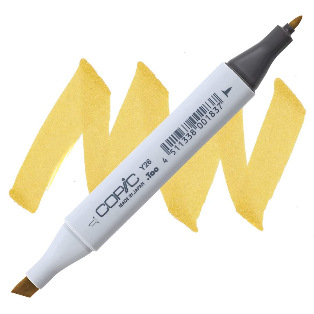 Open in modal - Copic Classic Marker - Mustard Y26 marker and swatch