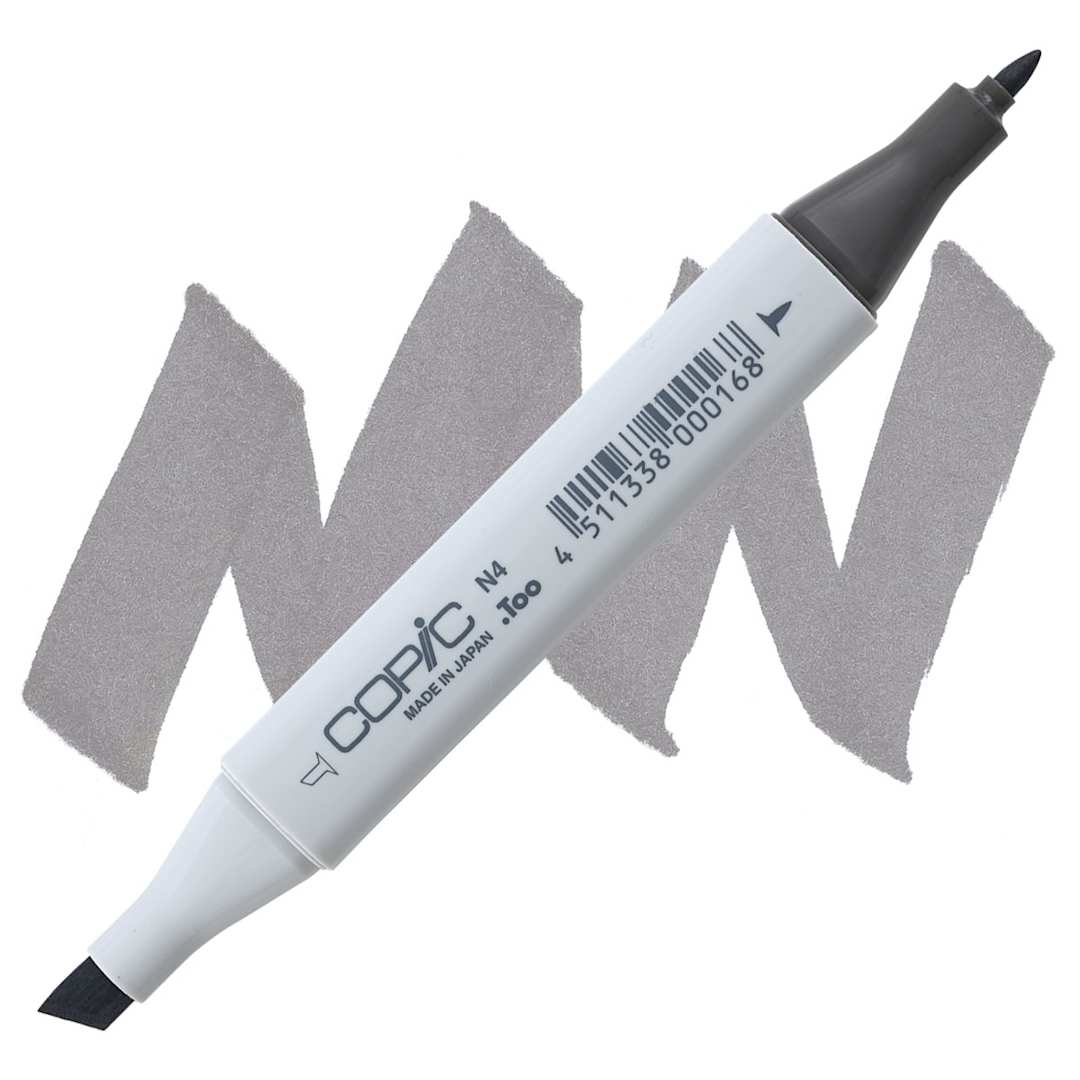 Open in modal - Copic Classic Marker - Neutral Gray N-4 marker and swatch