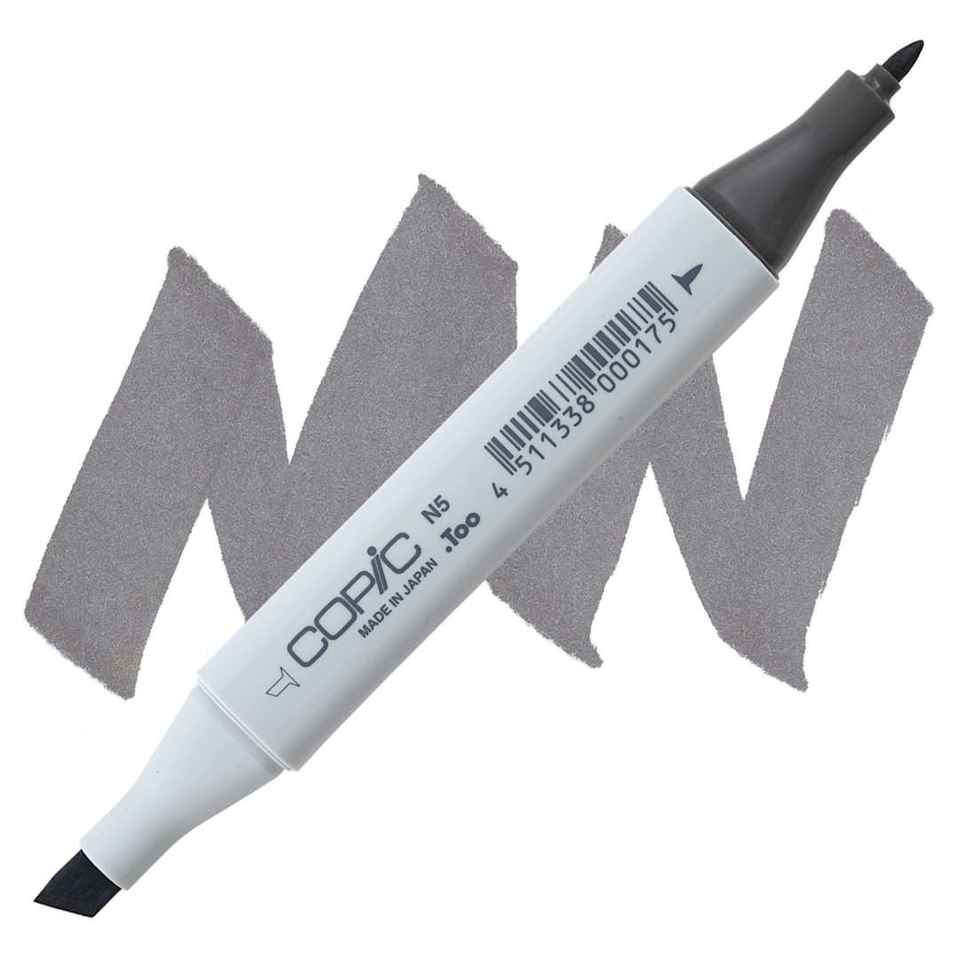 Open in modal - Copic Classic Marker - Neutral Gray N-5 marker and swatch
