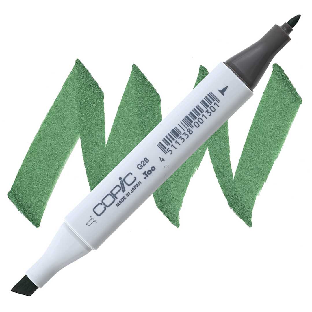 Open in modal - Copic Classic Marker - Ocean Green marker and swatch