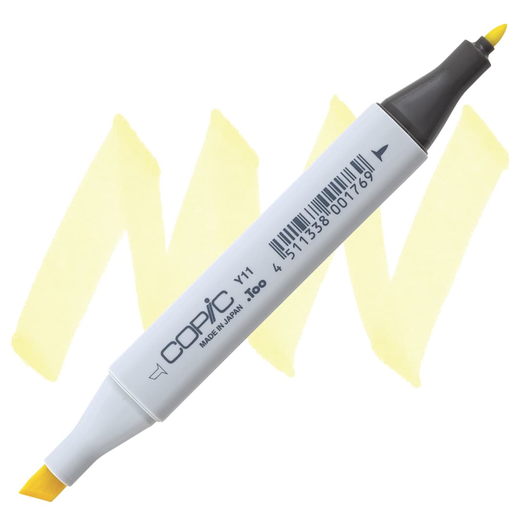 Open in modal - Copic Classic Marker - Pale Yellow Y11 marker and swatch