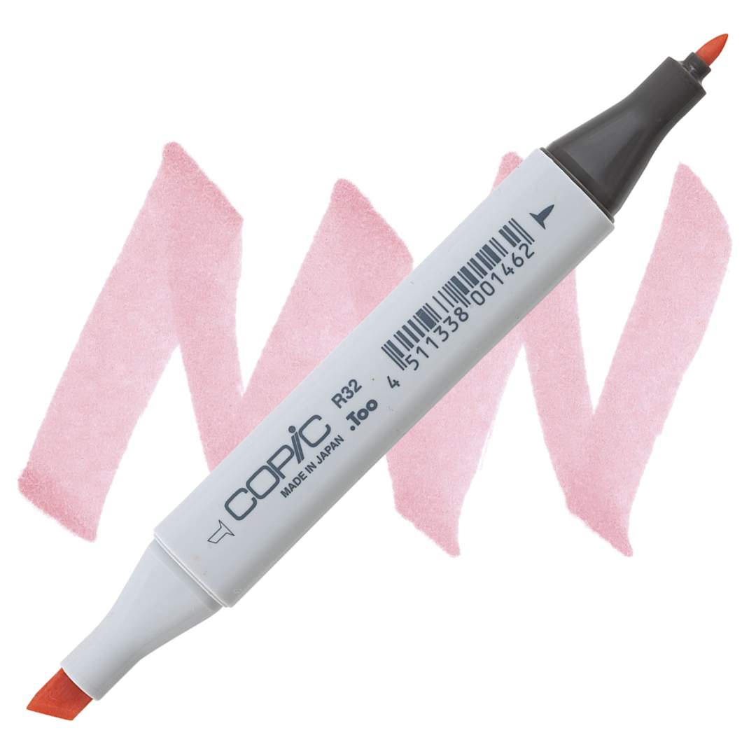 Open in modal - Copic Classic Marker - Peach R32 marker and swatch