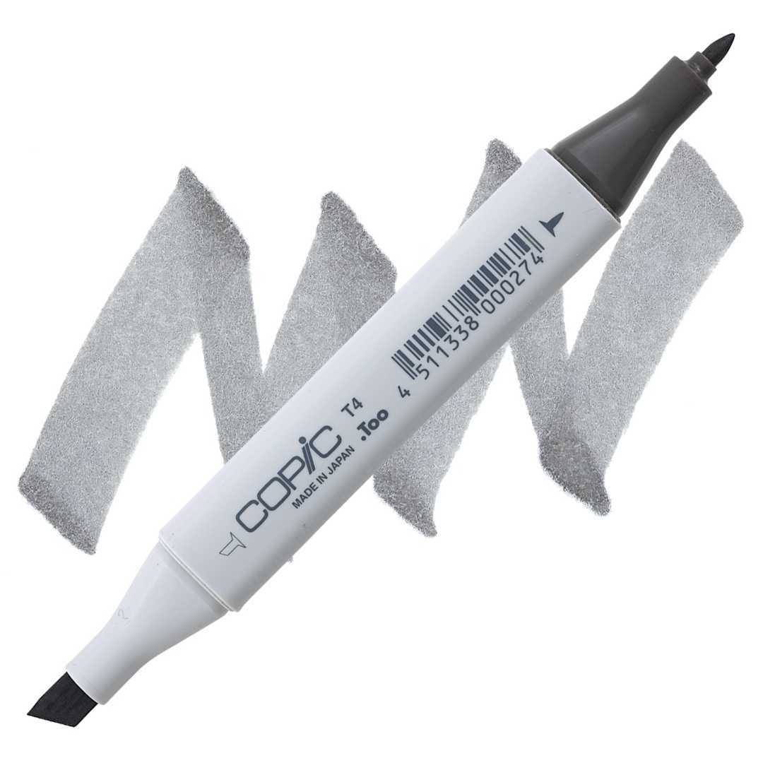 Open in modal - Copic Classic Marker - Toner Gray T-4 marker and swatch