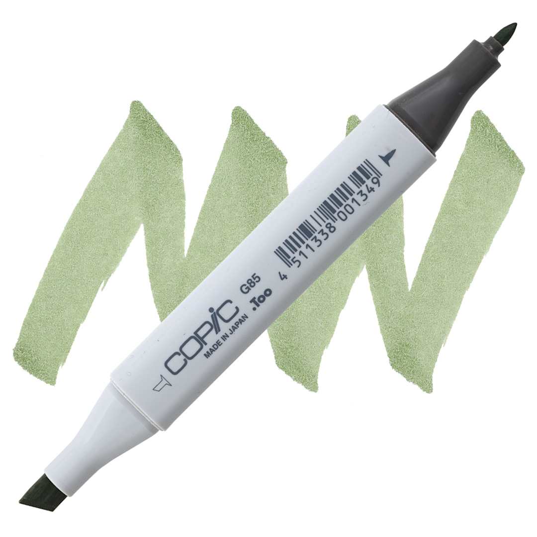Open in modal - Copic Classic Marker - Verdigris G85 marker and swatch