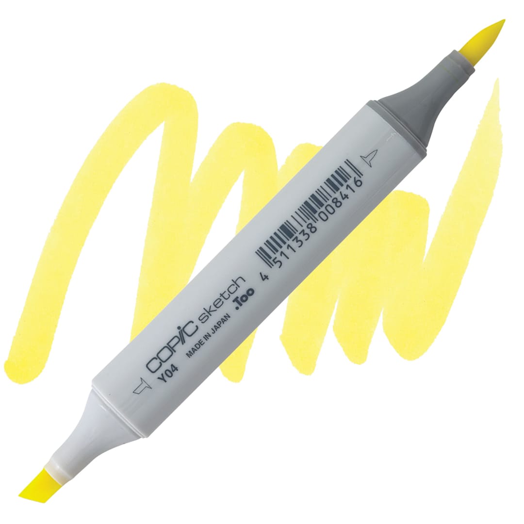 Open in modal - Copic Sketch Marker - Acacia Y04 marker and swatch