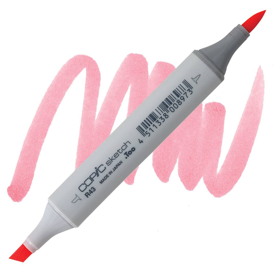 Open in modal - Copic Sketch Marker - Bougainvillea R43 marker and swatch