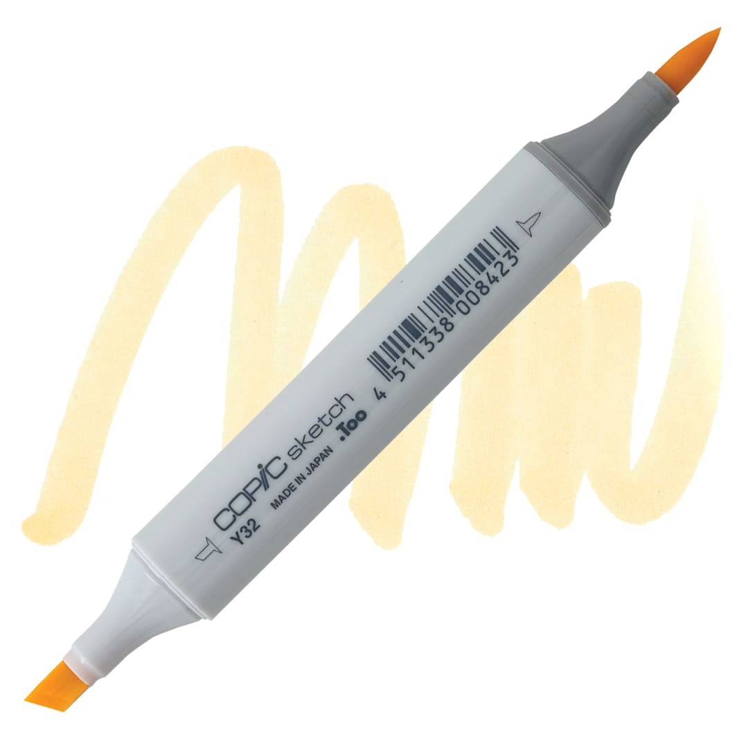 Open in modal - Copic Sketch Marker - Cashmere Y32 marker and swatch