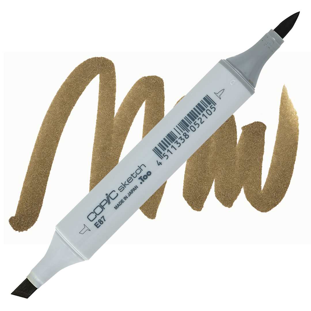 Open in modal - Copic Sketch Marker - Fig E87 marker and swatch