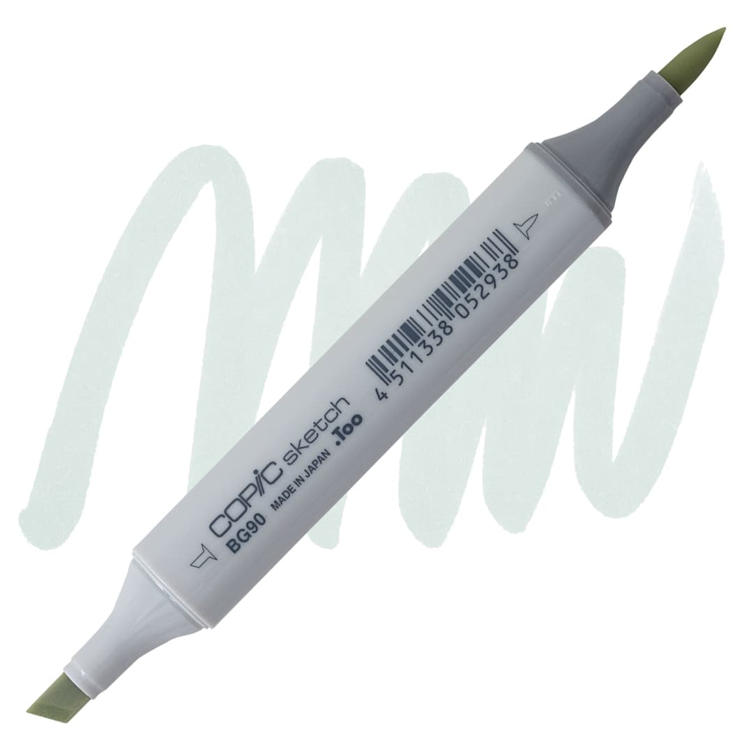 Open in modal - Copic Sketch Marker - Gray Sky BG90 marker and swatch