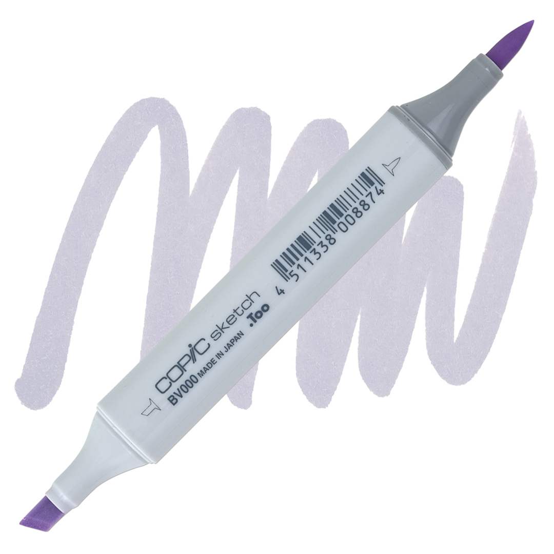 Open in modal - Copic Sketch Marker - Iridescent Mauve BV000 marker and swatch