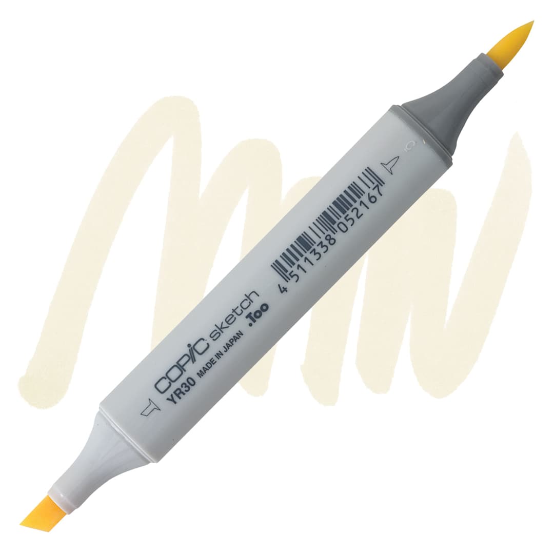 Open in modal - Copic Sketch Marker - Macadamia Nut YR30 marker and swatch