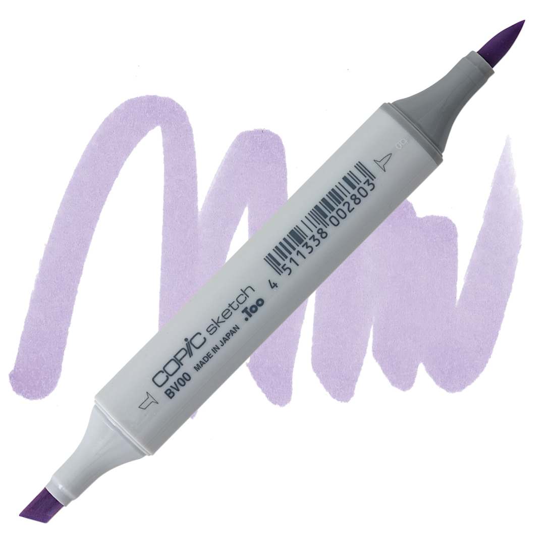 Open in modal - Copic Sketch Marker - Mauve Shadow BV00 marker and swatch
