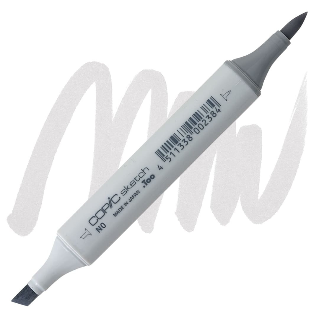 Open in modal - Copic Sketch Marker - Neutral Gray 0 marker and swatch