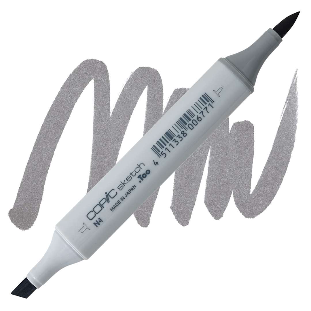 Open in modal - Copic Sketch Marker - Neutral Gray 4 marker and swatch