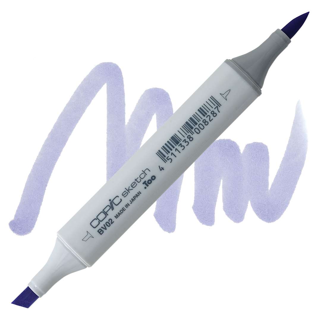Open in modal - Copic Sketch Marker - Prune BV02 marker and swatch
