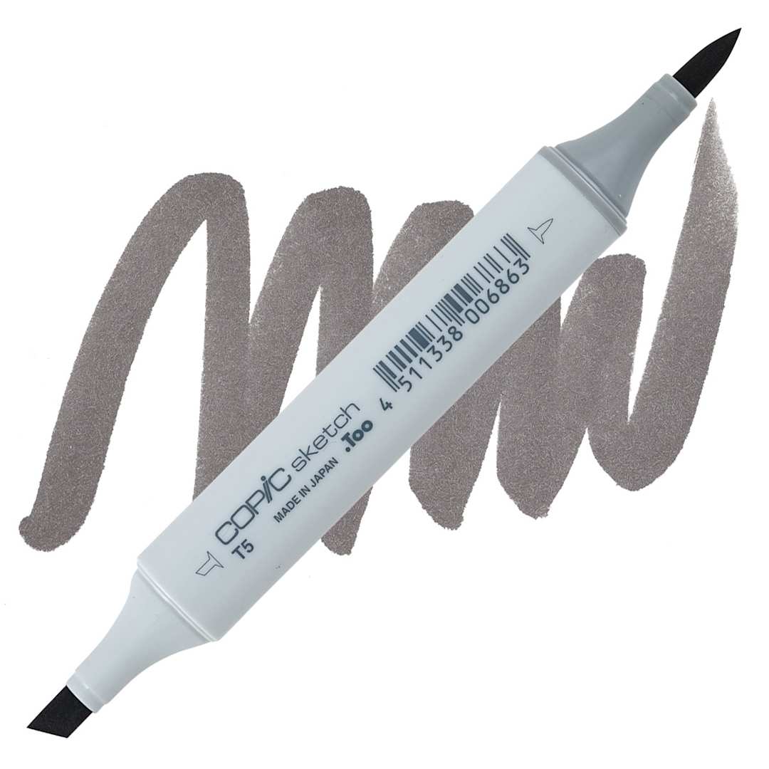 Open in modal - Copic Sketch Marker - Toner Gray T5 marker and swatch