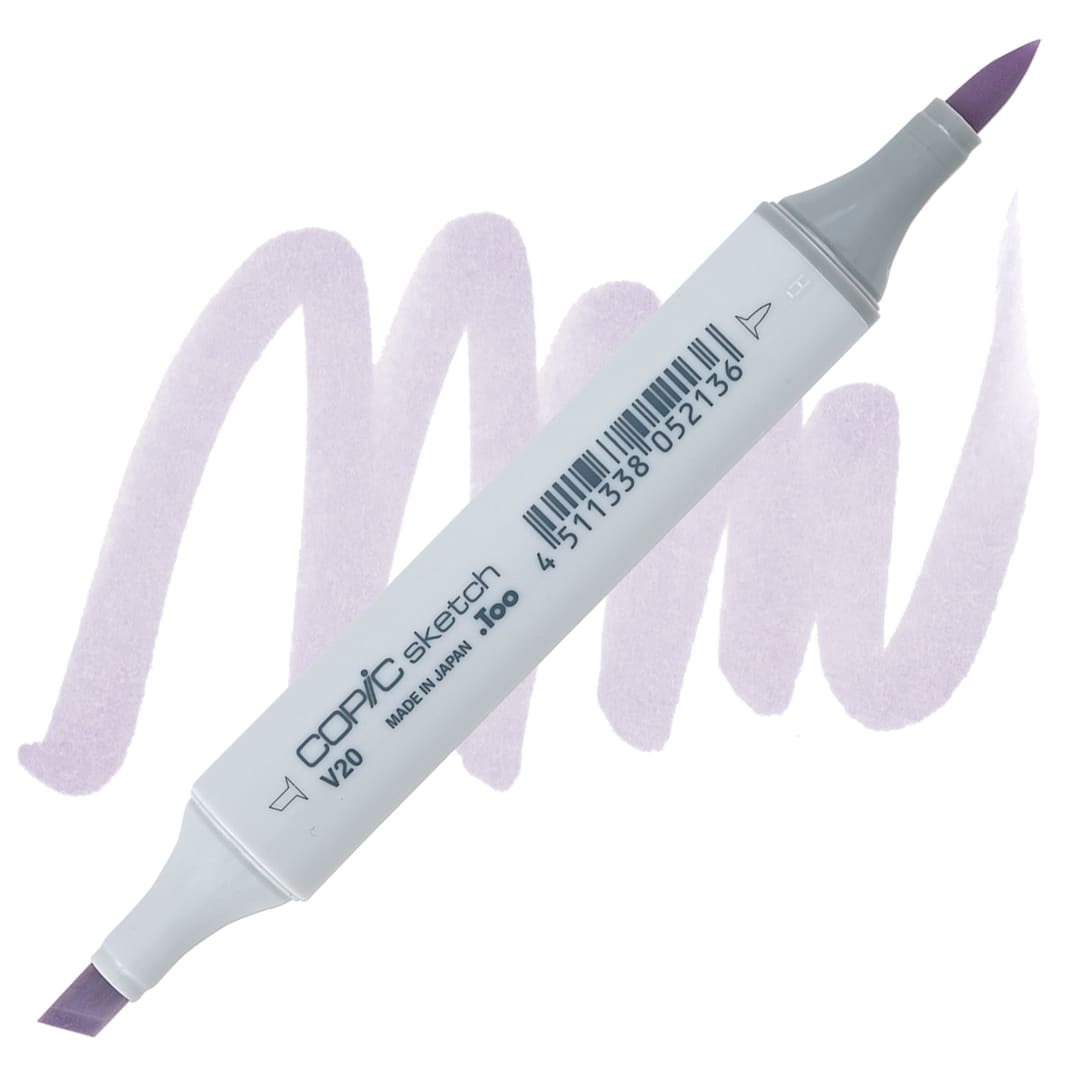 Open in modal - Copic Sketch Marker - Wisteria V20 marker and swatch