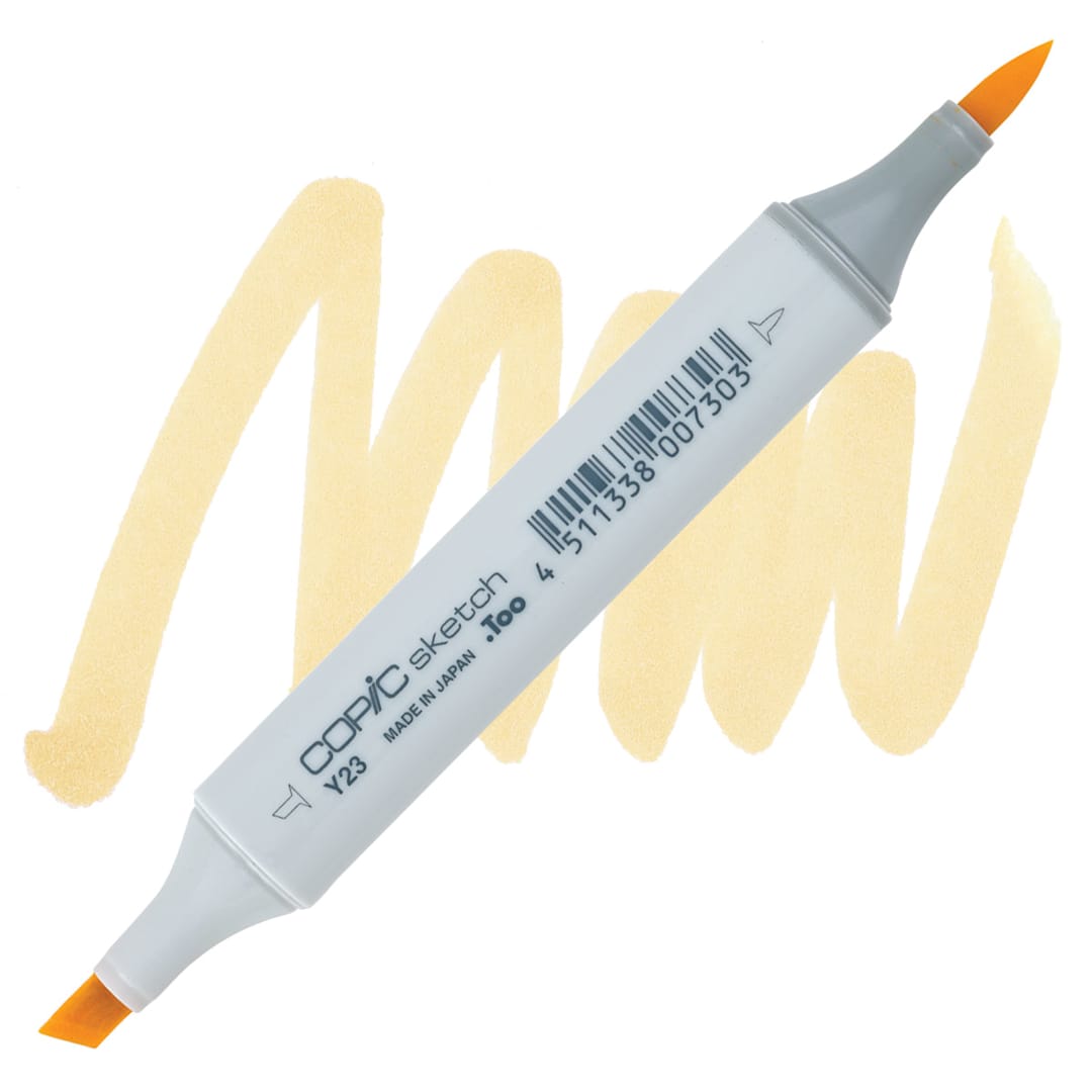 Open in modal - Copic Sketch Marker - Yellowish Beige Y23 marker and swatch