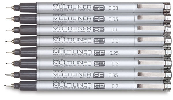 Open in modal - Copic Multiliner SP Pens - Assorted Sizes