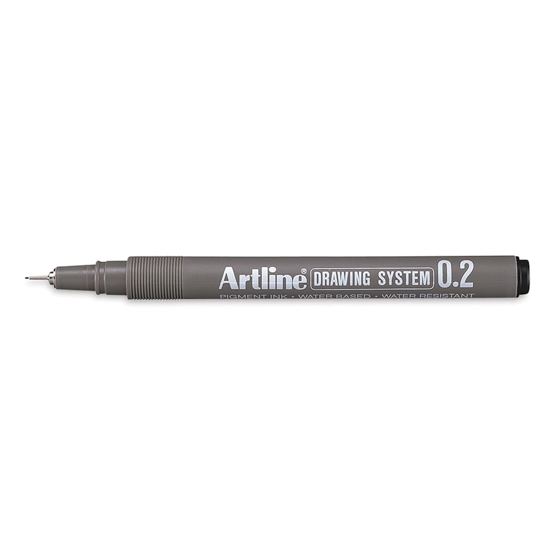 Open in modal - Artline Drawing Pen - 0.2 mm Tip, Black