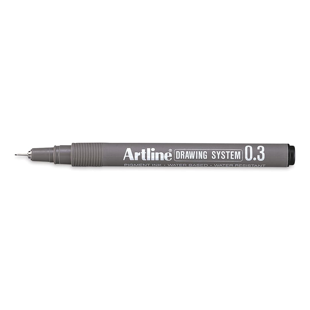Open in modal - Artline Drawing Pen - 0.3 mm Tip, Black