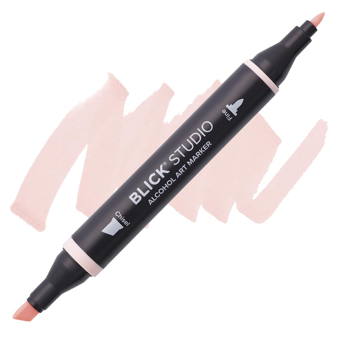 Open in modal - Blick Studio Alcohol Art Marker - 150 Vanilla, swatch and marker