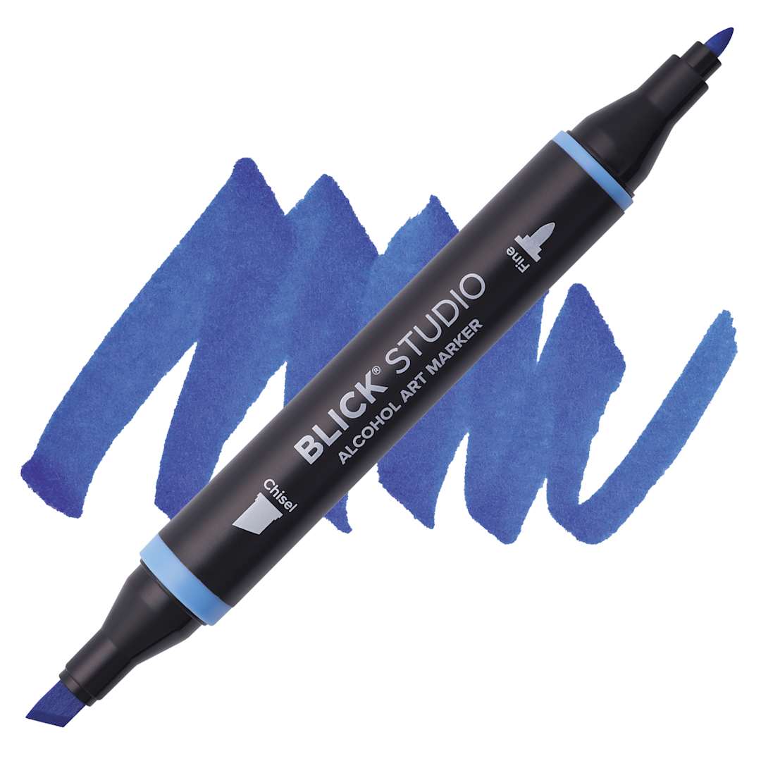 Open in modal - Blick Studio Alcohol Art Marker - 041 Cerulean Blue, swatch marker