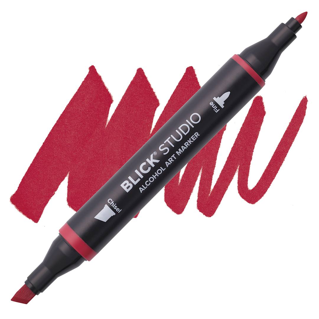 Open in modal - Blick Studio Alcohol Art Marker - 149 Watermelon, swatch and marker