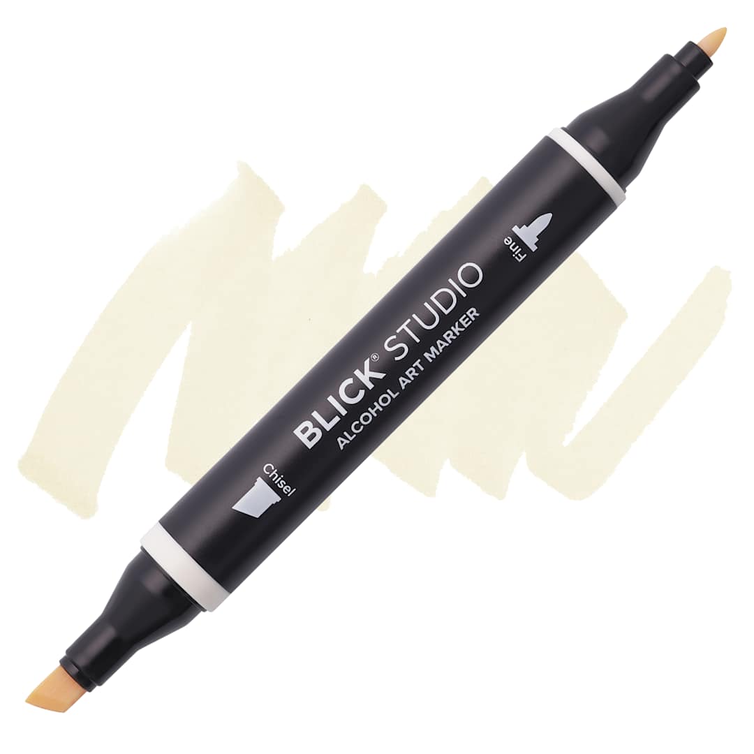 Open in modal - Blick Studio Alcohol Art Marker - 095 Beach, swatch and marker