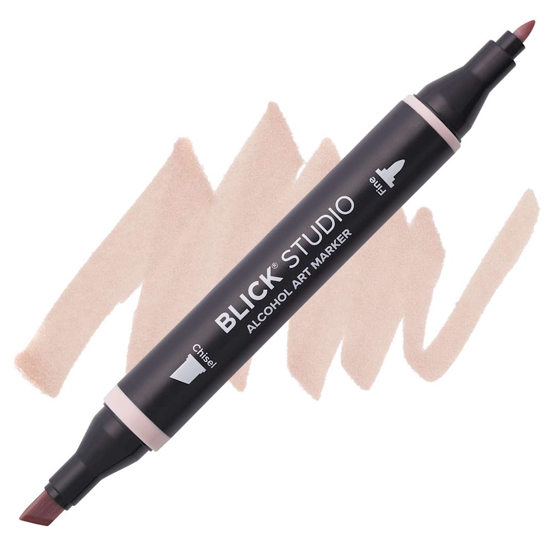 Open in modal - Blick Studio Alcohol Art Marker - 051 Latte, swatch and marker