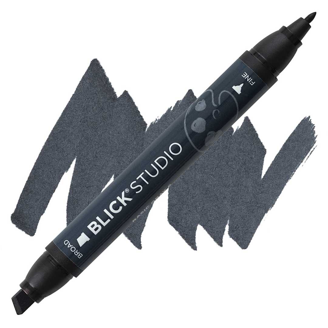Open in modal - Blick Studio Marker - Basic Gray 6 marker and swatch