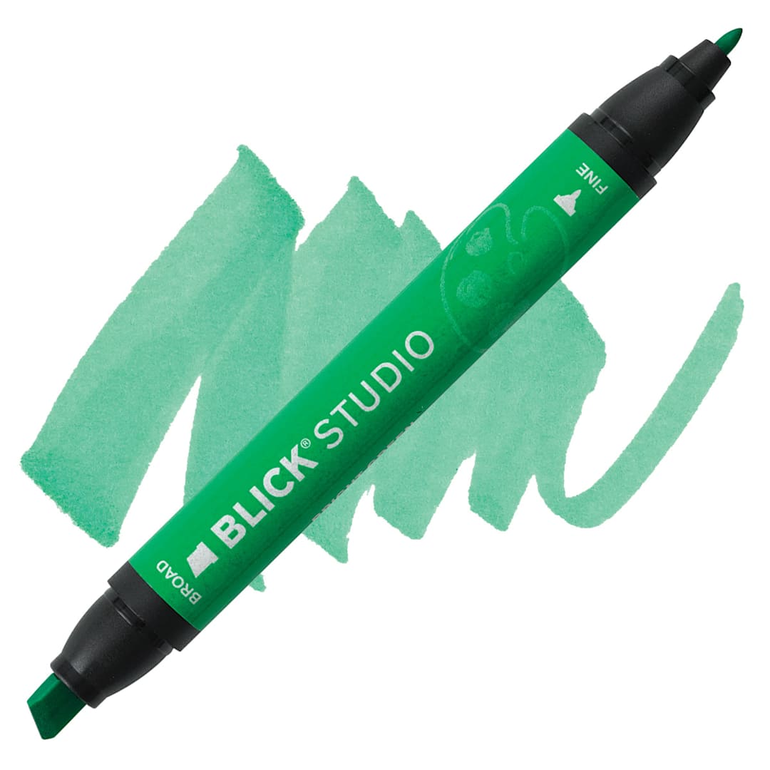 Open in modal - Blick Studio Marker - Bright Green marker and swatch