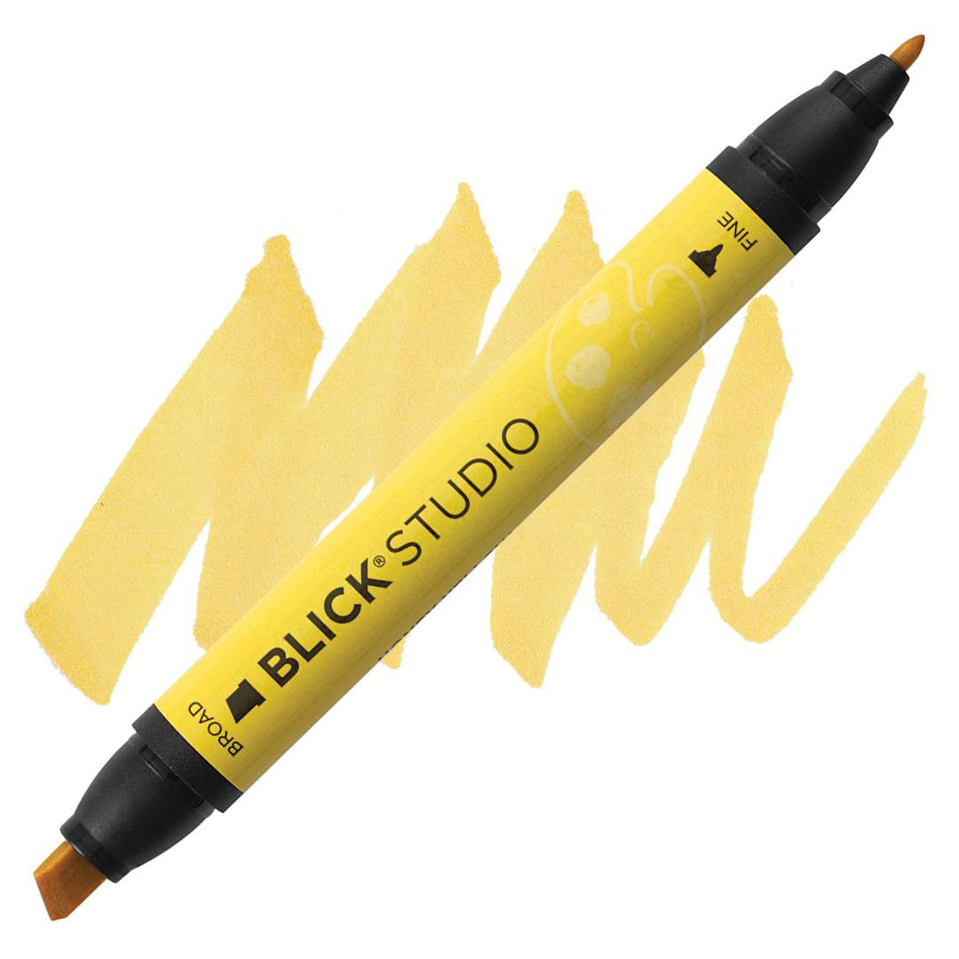 Open in modal - Blick Studio Marker - Honey Yellow marker and swatch