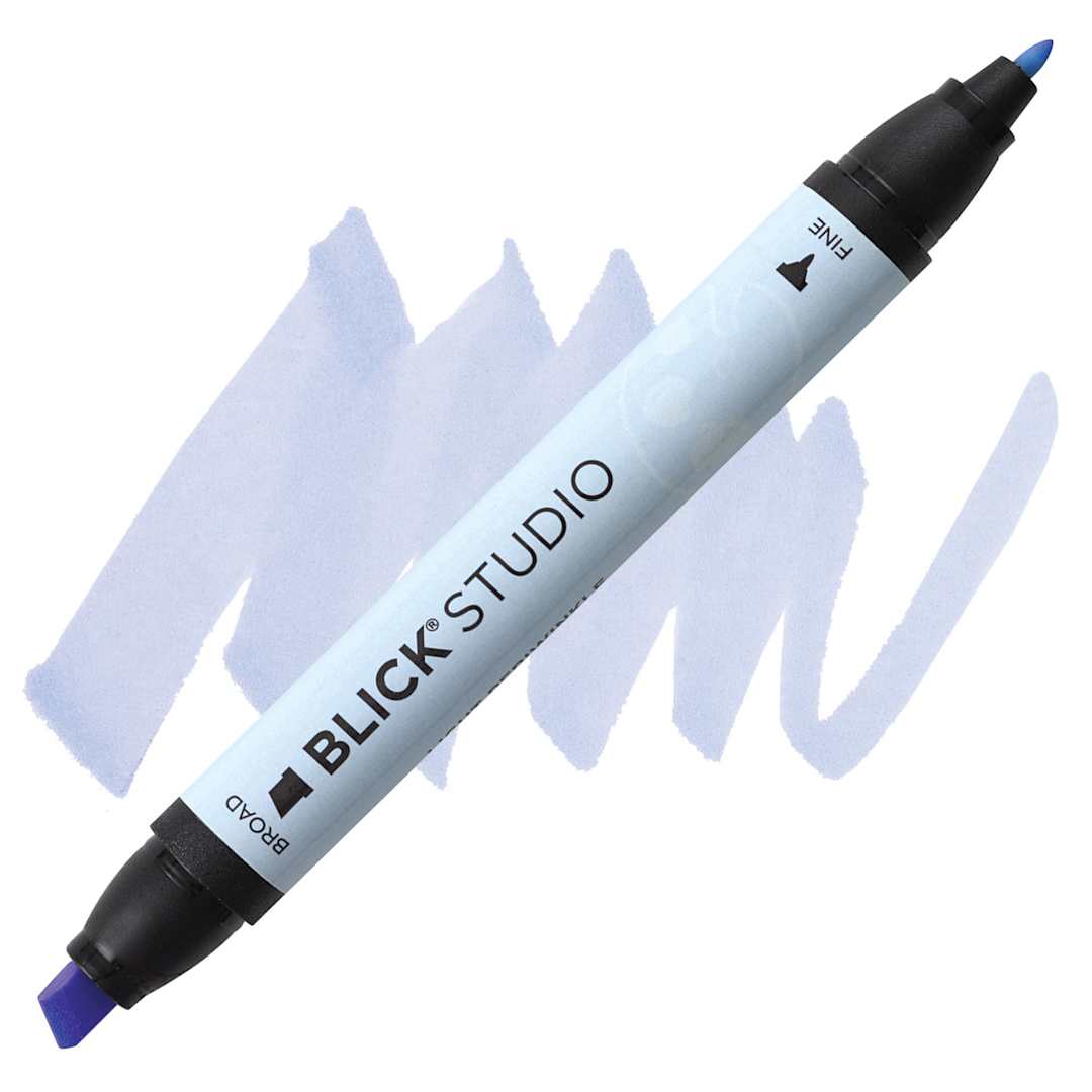 Open in modal - Blick Studio Marker - Light Periwinkle marker and swatch