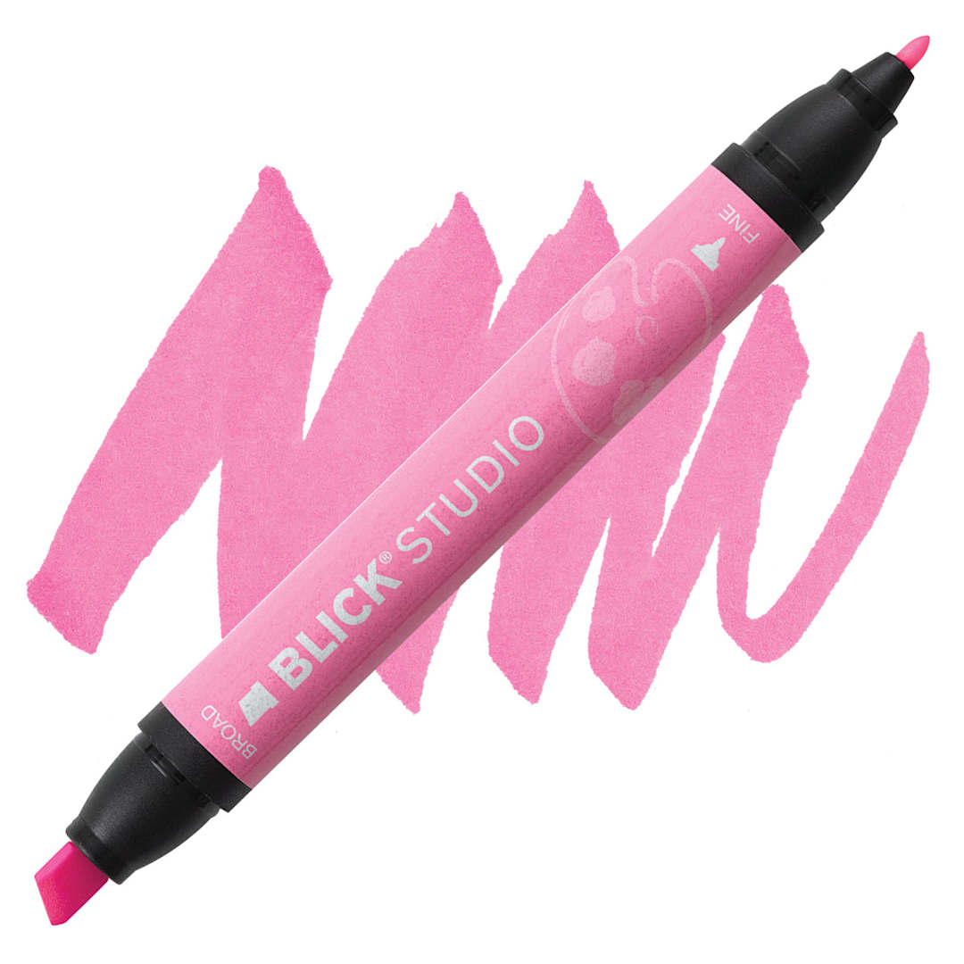 Open in modal - Blick Studio Marker - Pink marker and swatch