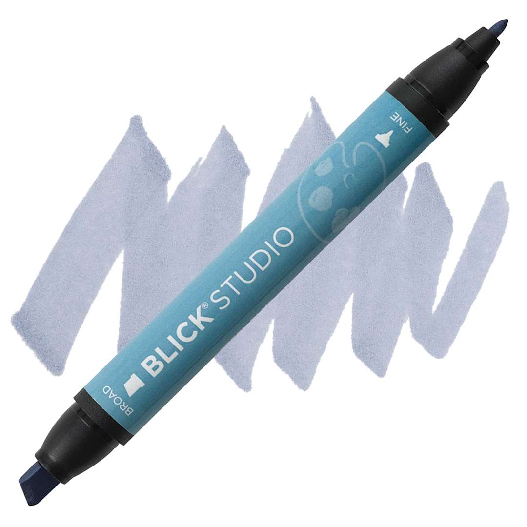 Open in modal - Blick Studio Marker - Steel Blue marker and swatch