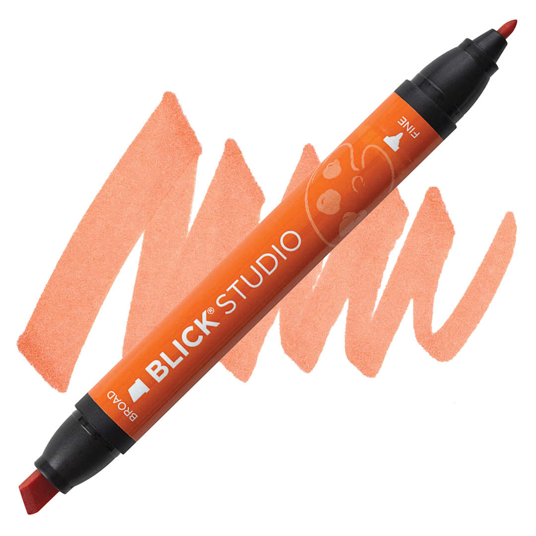 Open in modal - Blick Studio Marker - Terra Cotta marker and swatch