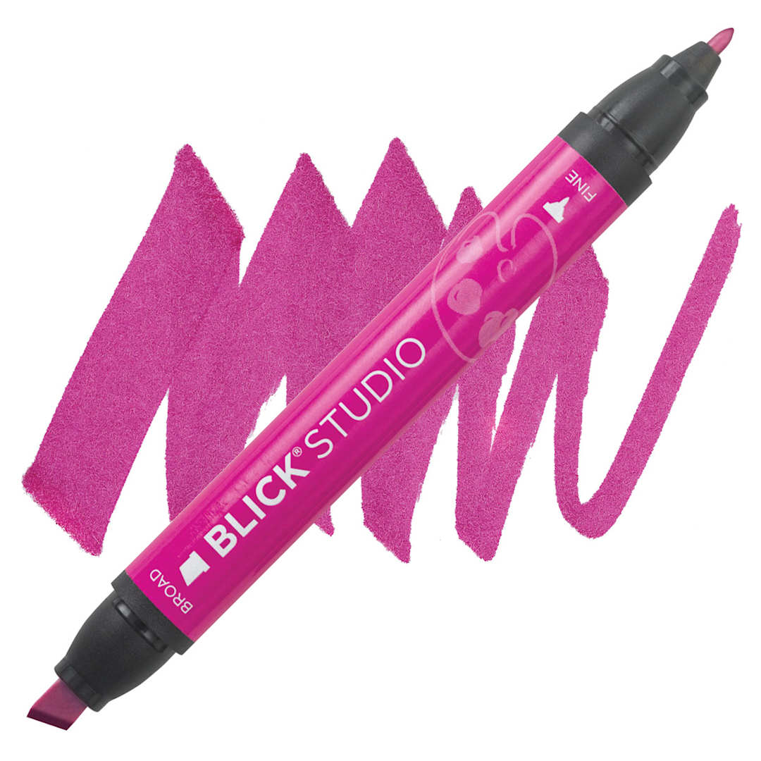 Open in modal - Blick Studio Marker - Very Berry marker and swatch